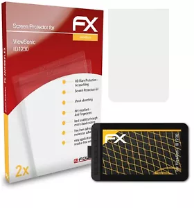 atFoliX 2x Screen Protection Film for ViewSonic ID1230 matt&shockproof - Picture 1 of 8