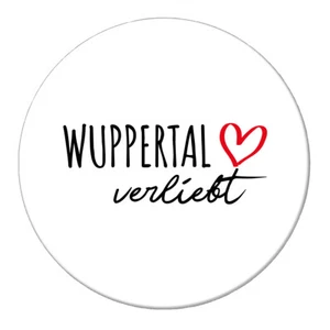 Magnet Wuppertal verliebt Kühlschrankmagnet 59mm Geschenkidee Souvenir Präsent W - Picture 1 of 4