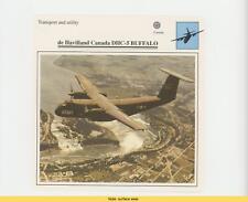 1990 Edito-Service Warplanes de Havilland Canada DHC-5 BUFFALO READ 00jz