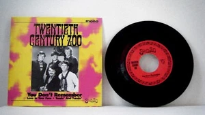TWENTIETH CENTURY ZOO 7 Inch 45 You don't remember 1968 Sundazed RE PS vinyl - Picture 1 of 1