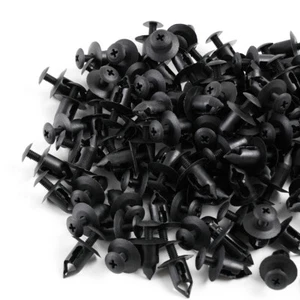 Clips de remache de sujetador de parachoques de nailon M8 8 mm clips de panel de puerta retenedor de empuje 100 piezas - Imagen 1 de 1