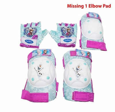 5 Pc Lot - Disney Frozen Protective Bike Gear Age 4-7 - Bell Knee Hand Pads 2015 - Image 1 of 4