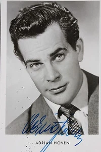 15191 Autogramm Foto AK Adrian Hoven Film Das weiße Abenteuer 1952 autograph - Bild 1 von 1