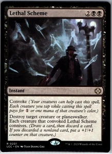 Lethal Scheme Commander: The Lost Caverns of Ixalan 201 R LP-NM - Picture 1 of 2