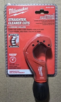 Milwaukee 48-22-4259 1" Constant Swing Copper Tubing Cutter - Image 1 of 2