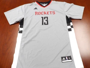 NUEVA CAMISETA ADIDAS NBA HOUSTON ROCKETS JAMES HARDEN GRIS MANGA JUVENIL XL - Imagen 1 de 5