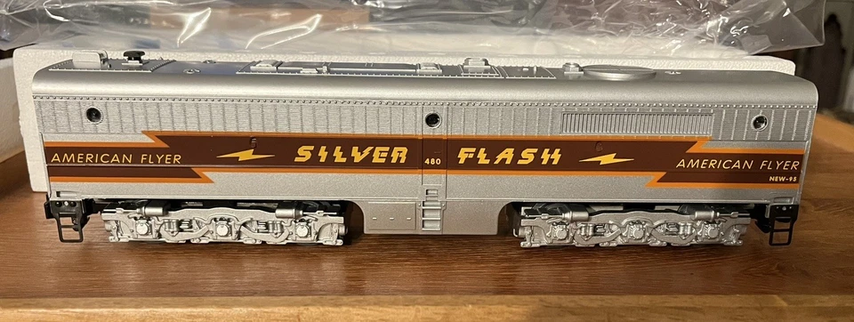 American Flyer Silver Flash Alco PA1 Diesel B Unit “480”, NIB - Image 1 of 4