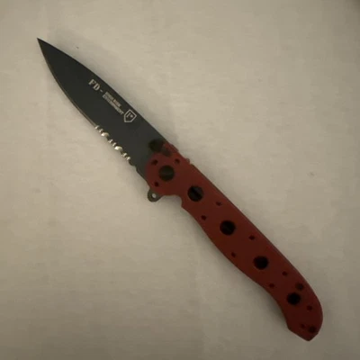 Retired CRKT Columbia River M16-13 Rare Firefighter Model Pocket Knife Excellent - Image 1 of 4