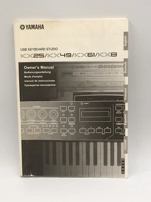 YAMAHA KX25 KX49 KX61 MIDI KEYBOARD CONTROLLER SYNTHESIZER OEM OWNER'S MANUAL - Image 1 of 4