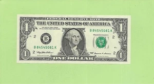 1999 ..UNCIRC $1  B 8454 5081 K  .... 1999  $1  B-K    NICE NOTE     FRN - Picture 1 of 2