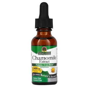 Nature's Answer, Chamomile Extract Kamillenextrakt alkoholfrei, 2.400 mg, 30 ml - Picture 1 of 2