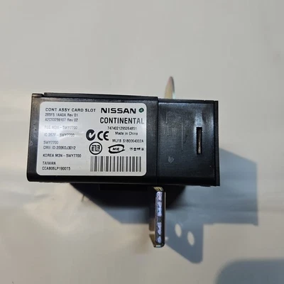 09-14 Nissan Murano Theft Locking Card Slot Control Module Unit OEM 285F5-1AA0A - Image 1 of 4