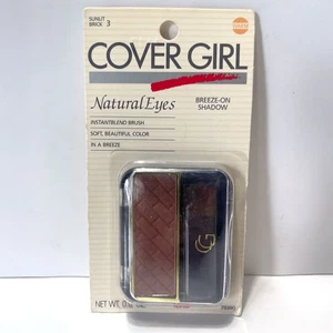 COVERGIRL NWT VTG Natural Eyes Breeze On Shadow Sunlit Brick 3 - Picture 1 of 4