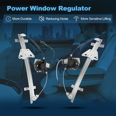 Par de reguladores de ventana trasera derecha derecha y motor para Dodge Durango 1998-2003 Foto 1 de 4