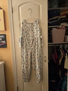 Sweet Harts Floral Girls Romper Aprox Sz 7 Read Description - Picture 1 of 8
