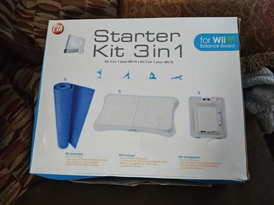 Nintendo Wii Balance Board Starter Kit 3 in 1 Fit Foam Mat Sleeve & Battery Pack - Image 1 of 4