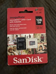 SanDisk ImageMate 256GB microSDXC UHS-I Memory Card with Adapter - 120 MB/s™ - Photo 1 sur 2