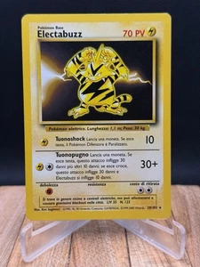 Pokemon ELECTABUZZ 20/102 Base Set Rare Card - ITALIAN - - Picture 1 of 2