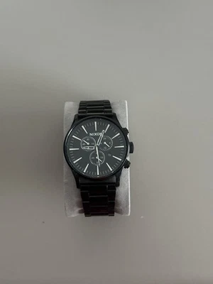 Reloj Hombre Nixon 42mm WR 100m Negro Cronógrafo Cuarzo Foto 1 de 4