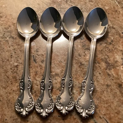 Towle WESTCHESTER Set of 4 Teaspoon (s) Germany 18/8 Stainless Flatware 6 1/8" - Image 1 of 4