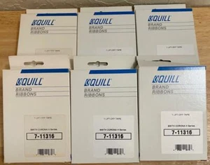 Posten 6 Federkiel Marke LIFT-OFF Bandkassette Smith Corona H Serie Schreibmaschine Neu aus altem Lagerbestand - Bild 1 von 2
