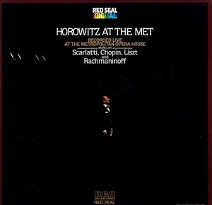 LP HOROWITZ AT THE MET SCARLATTI CHOPIN LISZT RACHMANINOFF RCA RED SEAL DIGITAL - Picture 1 of 1