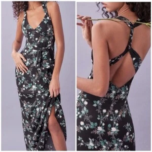 Maxi abito nuovo con etichette Reformation Evalina barbe floreale due vie reggicalze taglia 0 - Foto 1 di 16