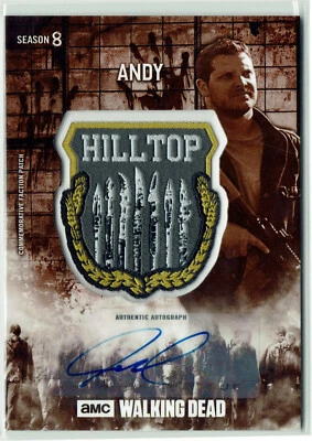 Walking Dead Season 8 Manufactured Patch Relic Auto PAR-HA Jeremy Palko #02/10 - Image 1 of 2
