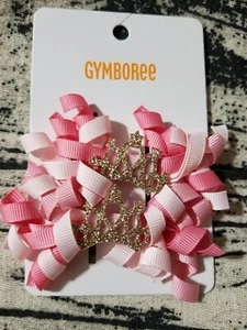 Gymboree Sugar Plum Fairy Tiara Crown Curly Hair Clips Size 2 3 4 5 6 7 8 9 NWT - Picture 1 of 4