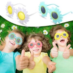 Large Frame Flower Glasses Photograph Props Glasses Party Funny Glasses