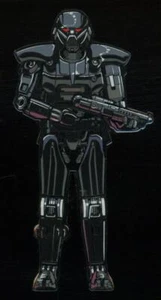 FiGPiN Star Wars The Mandalorian Dark Trooper #826 Disney Pin - Picture 1 of 1