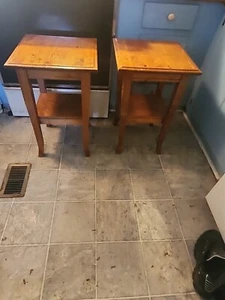 FOUR PIECE FURNITURE SET 2 END TABLES , TO STUDIO LAMBS USED - Picture 1 of 15