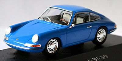 Porsche 901 Coupe 911 Original Model 1964 Blue 1:43 Norev - Image 1 of 4