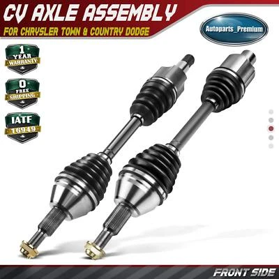 2 передние боковые оси CV в сборе для Chrysler Town & Country Dodge Ram Volkswagen - Изображение 1 из 4