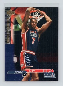 1994 Upper Deck Team USA Shawn Kemp NBA Basketball Card - Seattle Supersonics - Picture 1 of 2