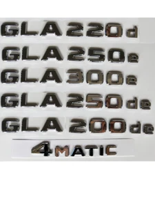Emblemas Chrome X156 H247 GLA180d GLA200d GLA220d GLA250e - Imagen 1 de 24