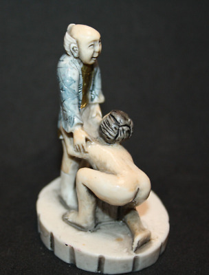 Exclusive Figur Japanische Erotische Darstellung Netsuke,Shunga,Bing Images/ 511 • 39€