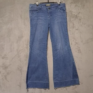Paris Blues Womens Jeans Pants Size 13 Blue Med Wash Denim Customized Altered - Picture 1 of 18