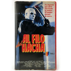 AL FILO DEL HACHA Jose Ramon Larraz SLASHER TERROR SERIAL KILLER VHS + PRESS KIT - Picture 1 of 7
