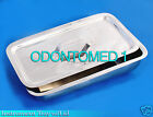 Instrument Tray w/Lid 8.5"x4.5"x 2" Surgical Dental Instrument 