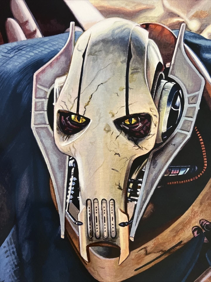 TOPPS 2020 STAR WARS GENERAL GRIEVOUS #65of86 RARE Living Fine Art Print 10x14 - Image 1 of 3