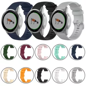 20mm Silikon Band Strap For Garmin Come/Garmin Venus Sq/Garmin Vivoactive 3 - Bild 1 von 32