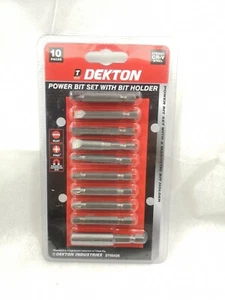 10 Pc BIT SET Compatible Phillips Power Drill Flat Pozi Screwdriver 1/4'' 50mm - Picture 1 of 6