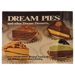 Vintage Dream Pies Rezeptheft Traumpeitsche JellO Jell O Kochbuch - Bild 1 von 8