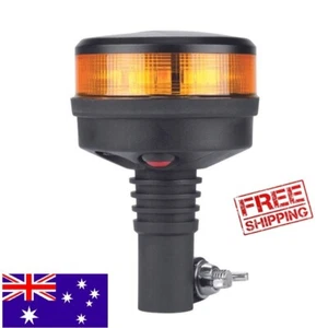 Roadvision LED Beacon Micro Revolver Dual 10-30V Amber DIN Pole Mount 28W 10 Fun - Foto 1 di 4