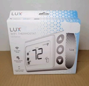LUX CS1 Wifi Digital Thermostat White Model CS1-WH1-B04 - NEW & SEALED! (READ!) - Picture 1 of 15