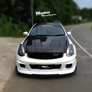 NEW TRUST GREDDY FRONT BUMPER FOR NISSAN V35 SKYLINE COUPE BODY KIT BY MONKEY - Picture 1 of 8
