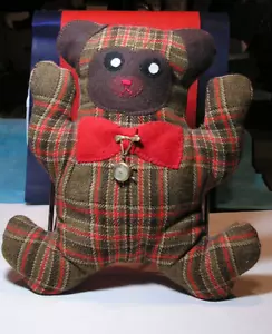 Vintage 14" homemade teddy bear with his very own watch - Picture 1 of 6