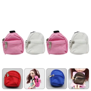 4 Pcs Backpack Model Mini Backpacks Toys Miniature School Supplies - Picture 1 of 12