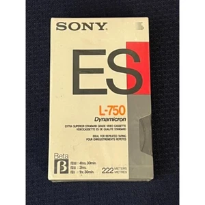 SONY ES L-750 DYNAMICRON Blank Beta Betamax Tape SEALED NEW - Picture 1 of 2